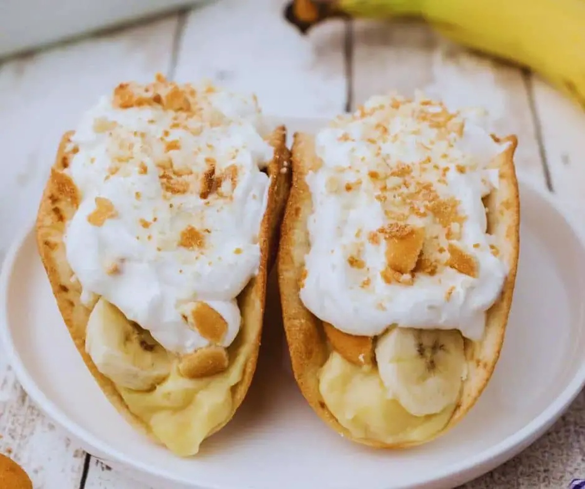 Banana Pudding Tacos Recipe