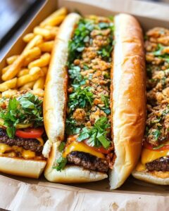 Long Cheeseburger Recipe
