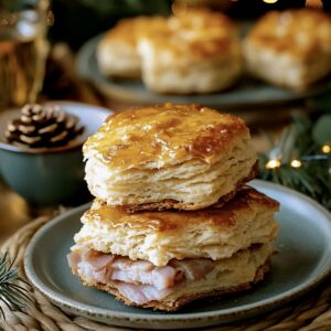 Honey Ham Biscuits Recipe