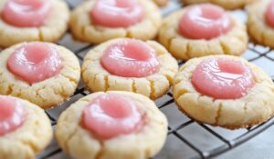 Pink Lemonade Thumbprint Cookies Recipe