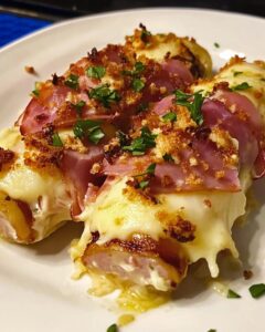 Three Cheese Ham Involtini Recipe