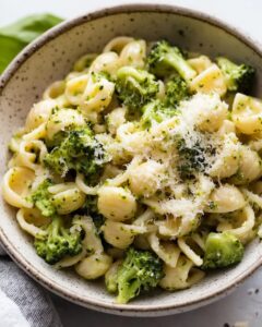 Creamy Lemony Broccoli Pasta with Melted Cheese Bliss Recipe