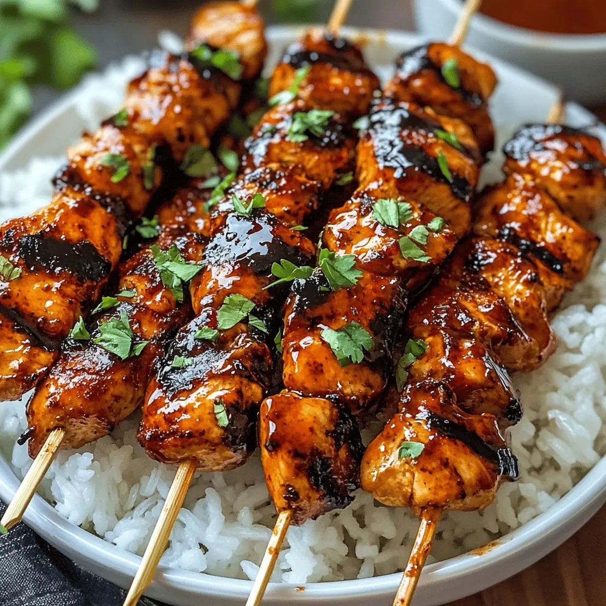 Honey Chipotle Grilled Chicken Skewers Recipe