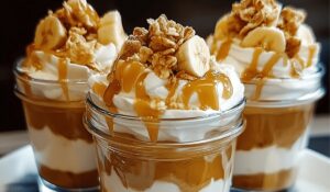 Caramel Banana Pudding Parfaits Recipe