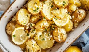 Baked-Feta Potatoes With Lemon Recipe