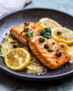 Quick Salmon Piccata Recipe