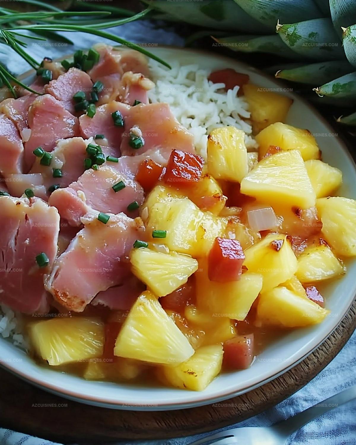 Ham and Pineapple Dinner Recipe