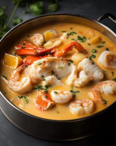Crab and Shrimp Seafood Bisque Recipe