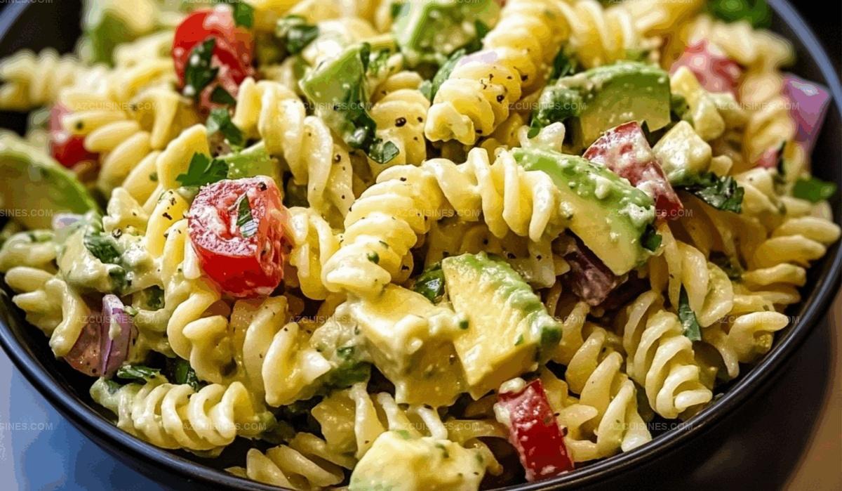 Avocado Pasta Salad Recipe