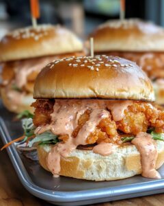 Zesty Bang Bang Chicken Sliders Recipe