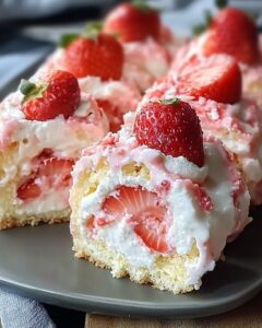 Strawberry Shortcake Cheesecake Rolls Recipe