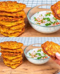 Cabbage and Carrot Patties Recipe