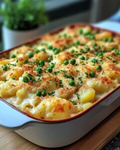 Spring Veggie Loaded Chicken Potato Casserole Recipe