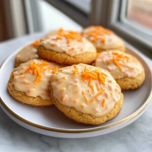 Carrot Cookies with Orange Icing Recipe