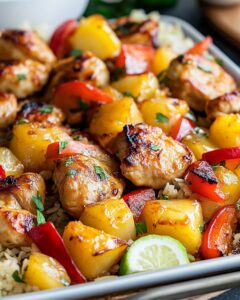 Hawaiian Chicken Sheet Pan Recipe