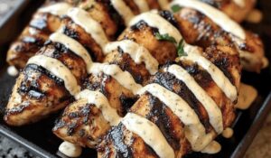Cajun Grilled Chicken with White Sauce Recipe