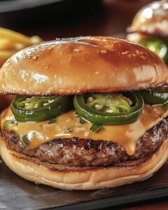 Jalapeno-Onion Smash Burgers Recipe