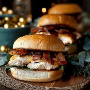 Chicken Bacon Ranch Sliders Recipe