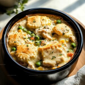 Crockpot Chicken Pot Pie Casserole Recipe