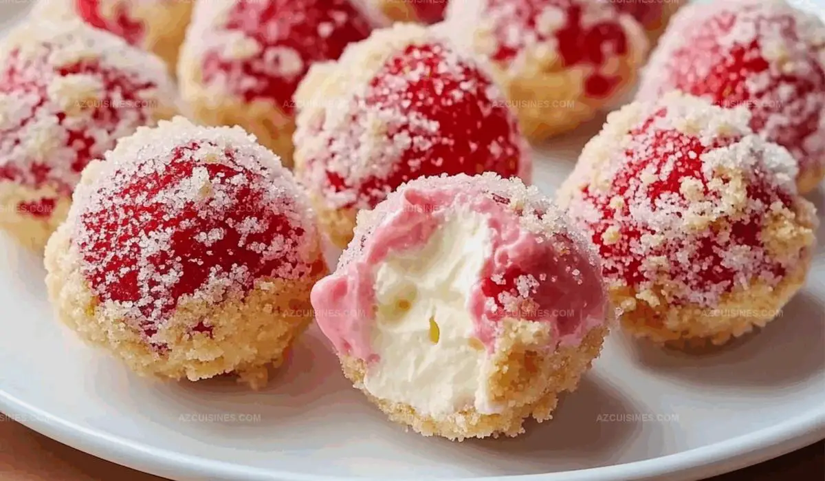 Strawberry Cheesecake Crunch Bites Recipe