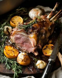 Slow-Roasted Rosemary Garlic Lamb Shoulder Recipe