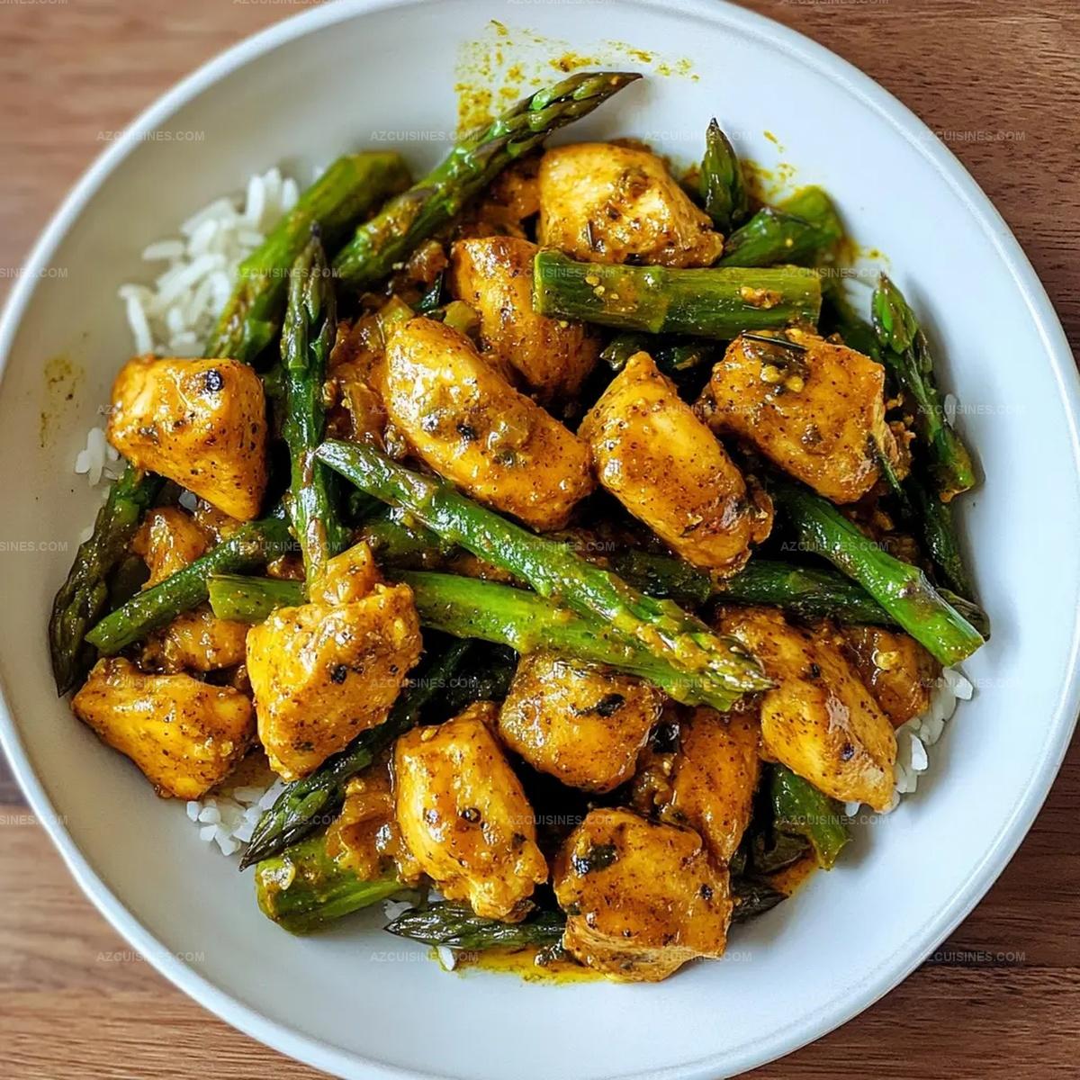 Turmeric Chicken with Asparagus Recipe