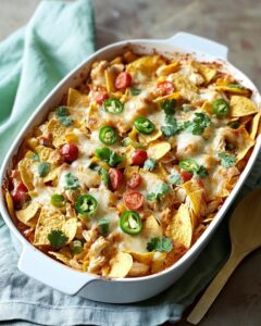 Zesty Chicken Tortilla Crunch Bake Recipe