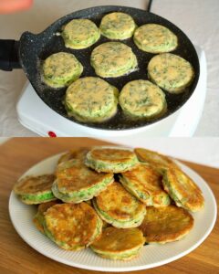 Zucchini and Greek Yogurt Pancakes Recipe