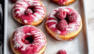 Baked Raspberry Donuts Recipe