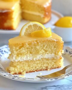 Deliciously Moist Lemon Cake Recipe