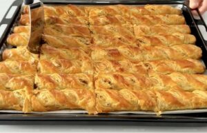 Golden Crispy Meat Pastries Recipe
