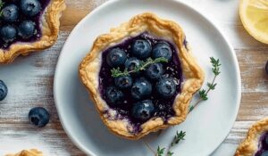 Blueberry Lemon Thyme Tarts Recipe