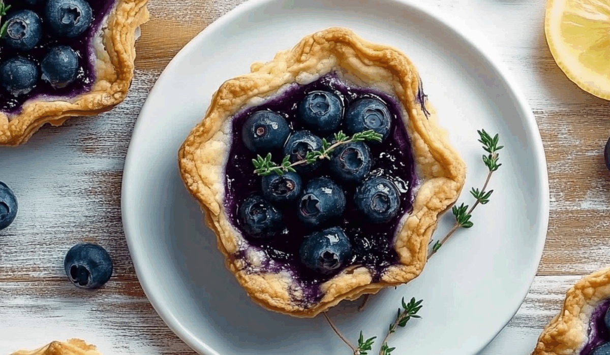 Blueberry Lemon Thyme Tarts Recipe