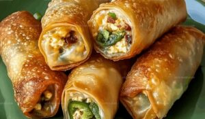 Jalapeno Popper Eggrolls Recipe
