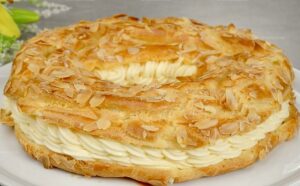 Vanilla Almond Cream Cake Recipe