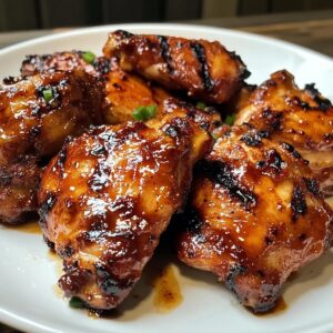 Grilled Spicy BBQ Chicken Thighs Recipe