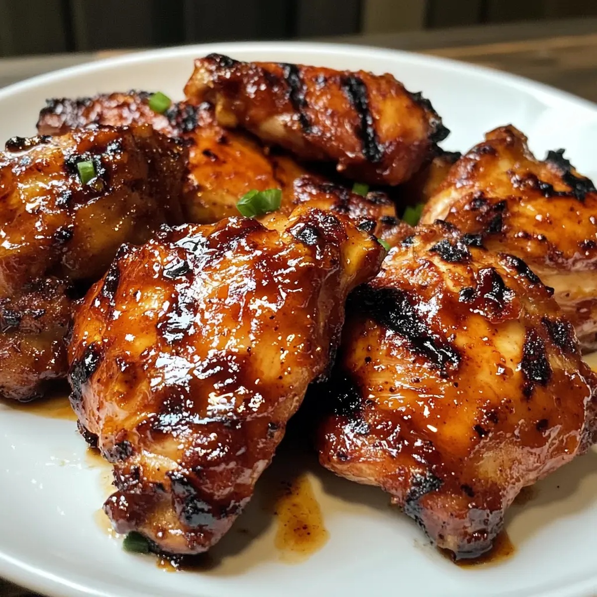 Grilled Spicy BBQ Chicken Thighs Recipe