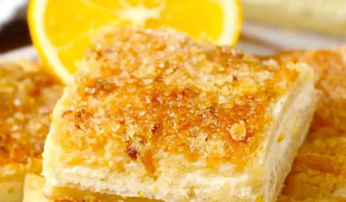 Lemon Cream Cheese Bars Recipe