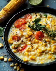 Roasted Corn Chowder Recipe
