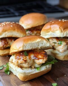 Parmesan Garlic Chicken Sliders Recipe