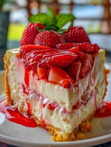 Strawberry Lemonade Cheesecake Recipe