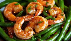 Spicy Shrimp and Green Beans Recipe
