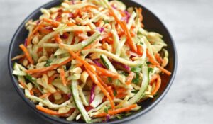 Asian Lime-Peanut Slaw Recipe