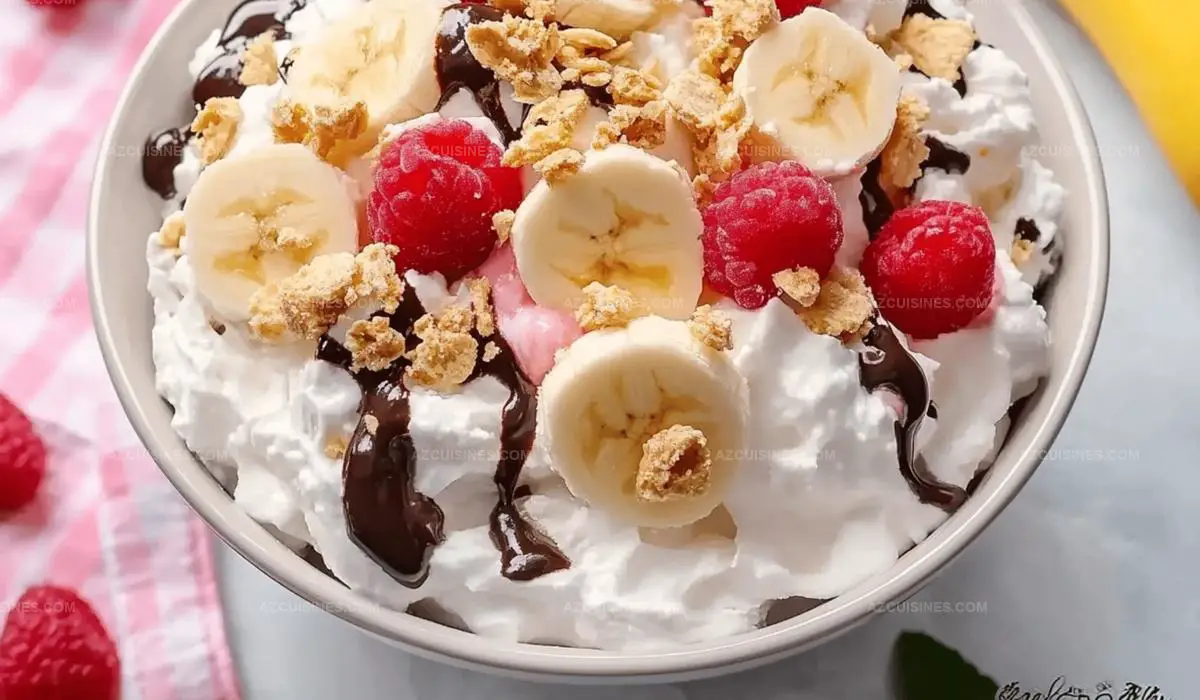 Banana Split Fluff Salad Recipe
