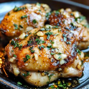 Garlic Butter Chicken Thighs Recipe