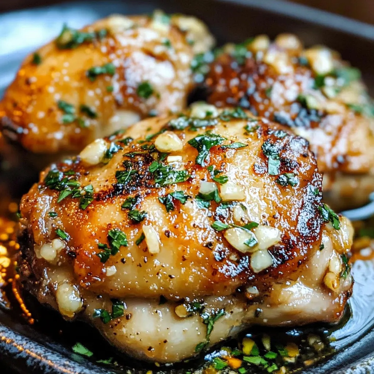 Garlic Butter Chicken Thighs Recipe