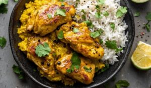 Turmeric Chicken with Rice Recipe