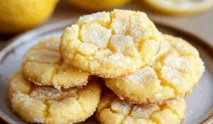 Lemon Gooey Butter Cookies Recipe
