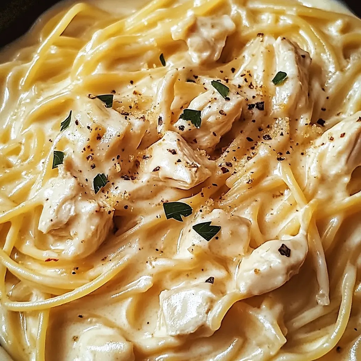 Crockpot Chicken Spaghetti Recipe
