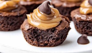 Chocolate Caramel Brownie Bites Recipe